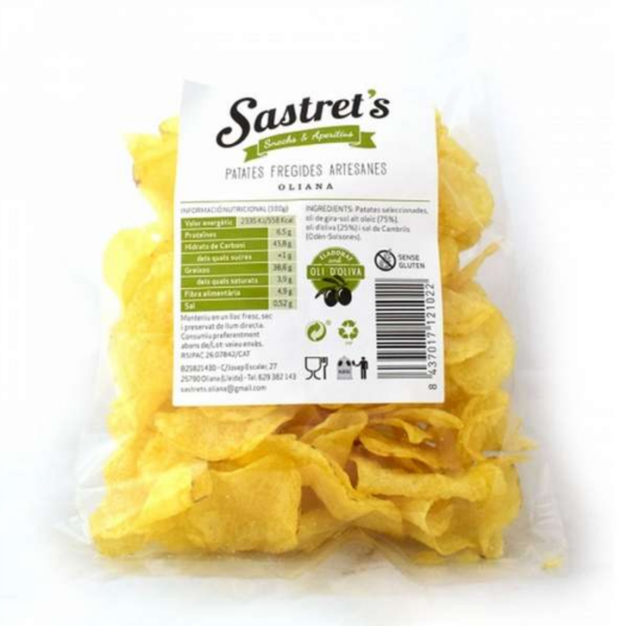 Patates xips artesanes